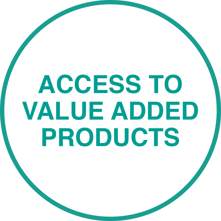 Access to value added products