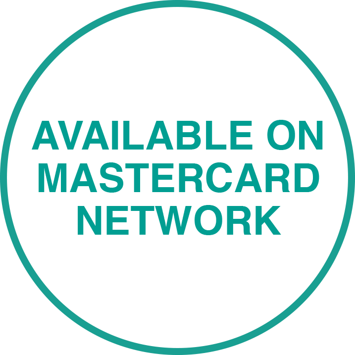 Available on MasterCard network