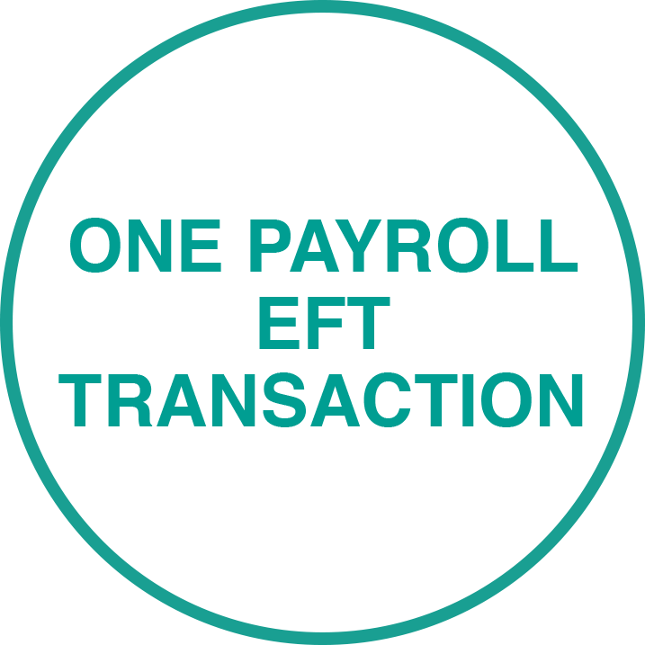 One payroll EFT transaction
